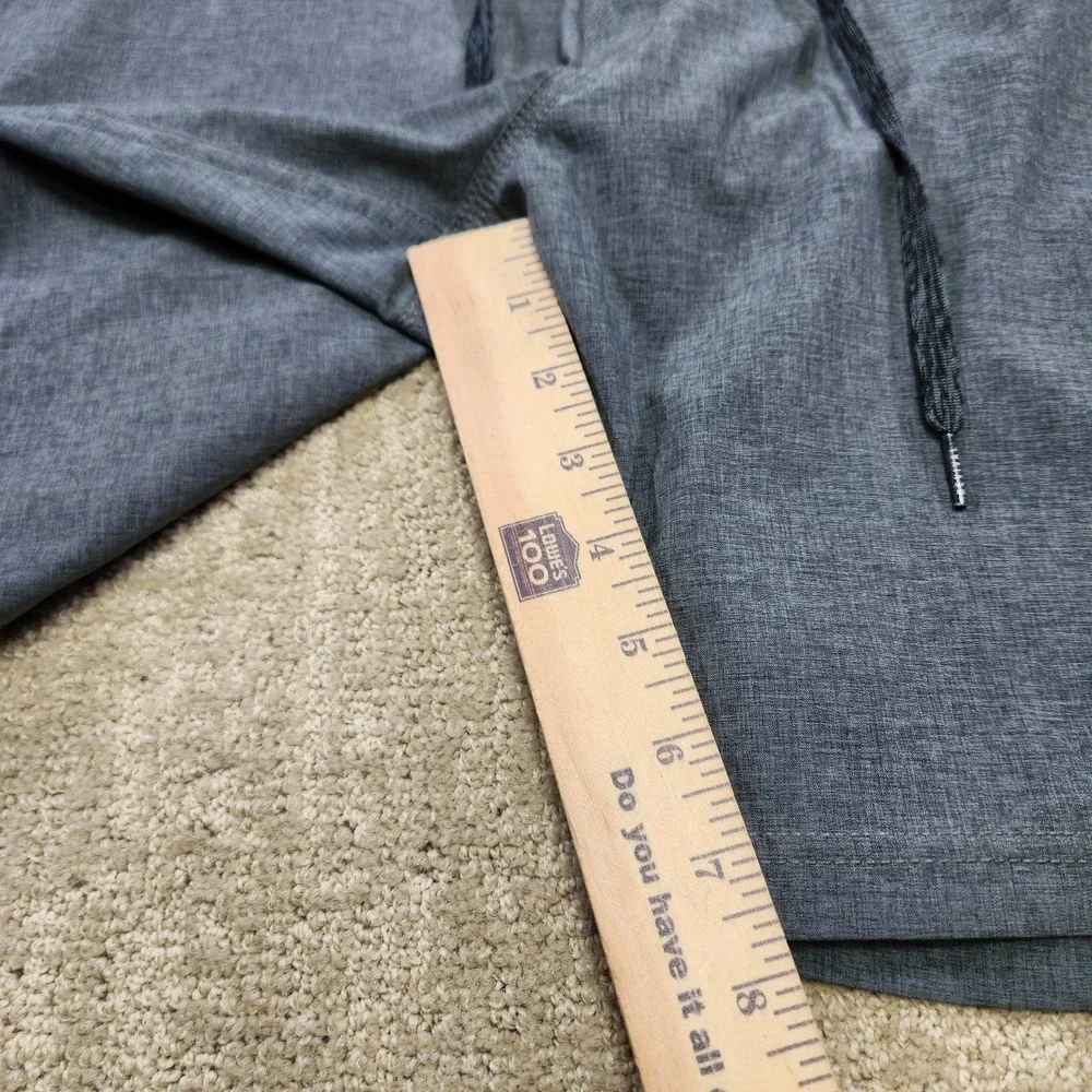Roark Shorts Men 33 Explorer Hybrid Gray Drawstring Stretch Outdoor Quick Dry